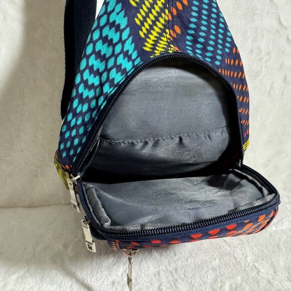 Travel Bohemian Crossbody Sling Bag With Adjustable Strap Shoulder Backpack - Picture 4 of 10